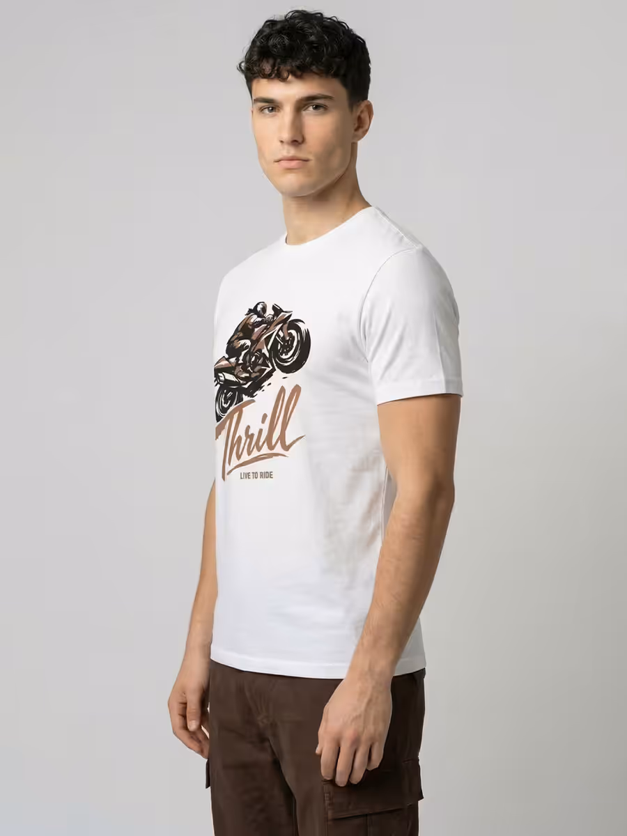 Thrill Seeker T-Shirt For Men - Half Sleeve 4
