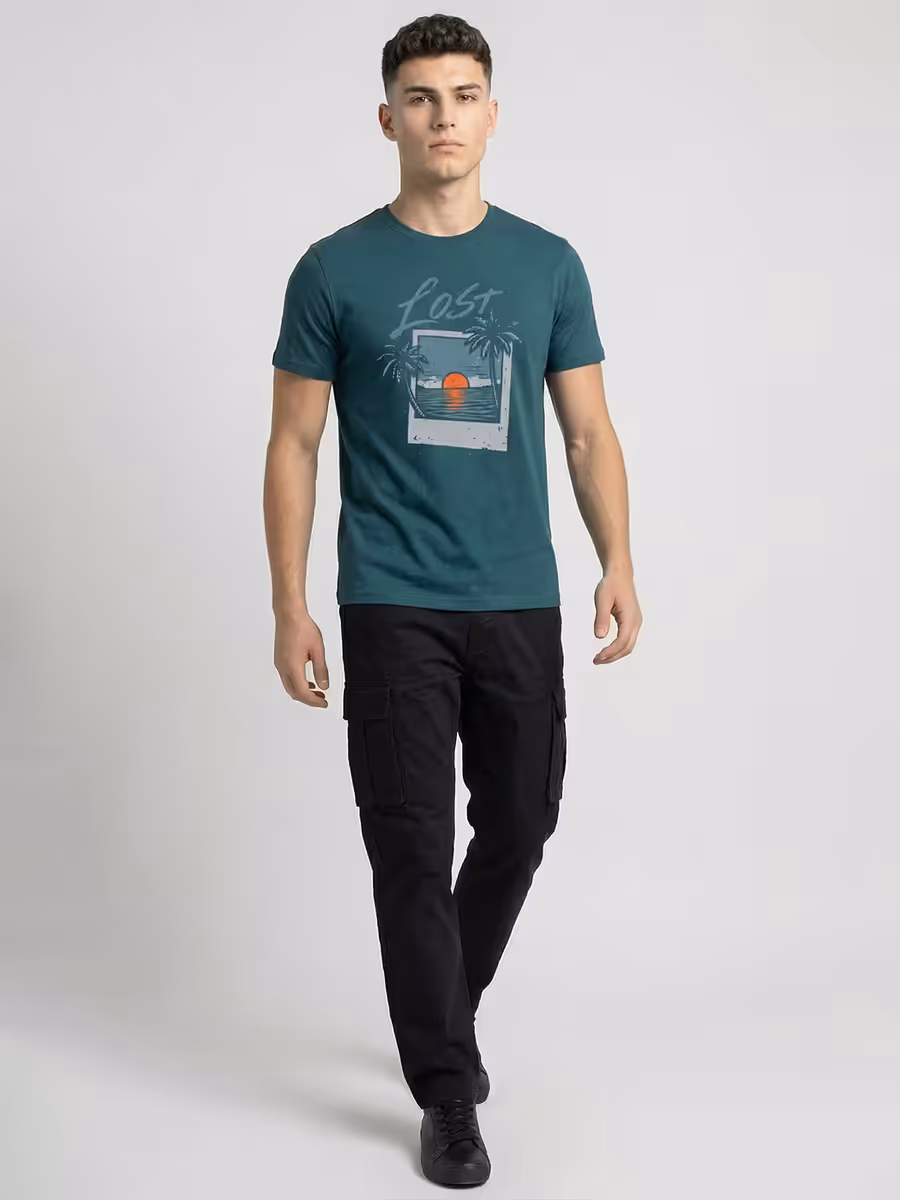 Lost In Nature T-Shirt For Men - Half Sleeve 5