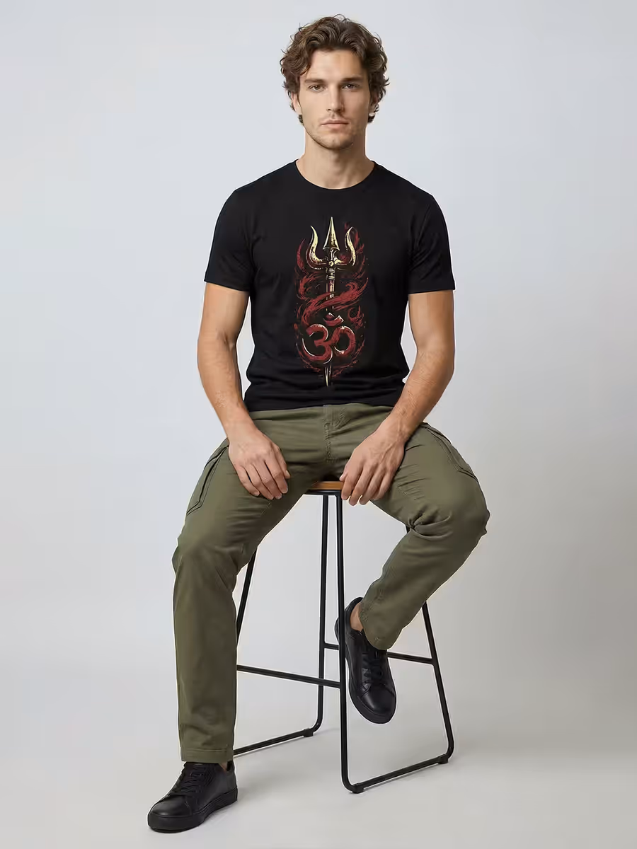 Rudra Spirit T-Shirt For Men - Half Sleeve 5