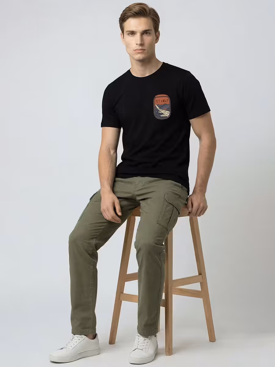 Fly Away T-Shirt For Men - Half Sleeve 5