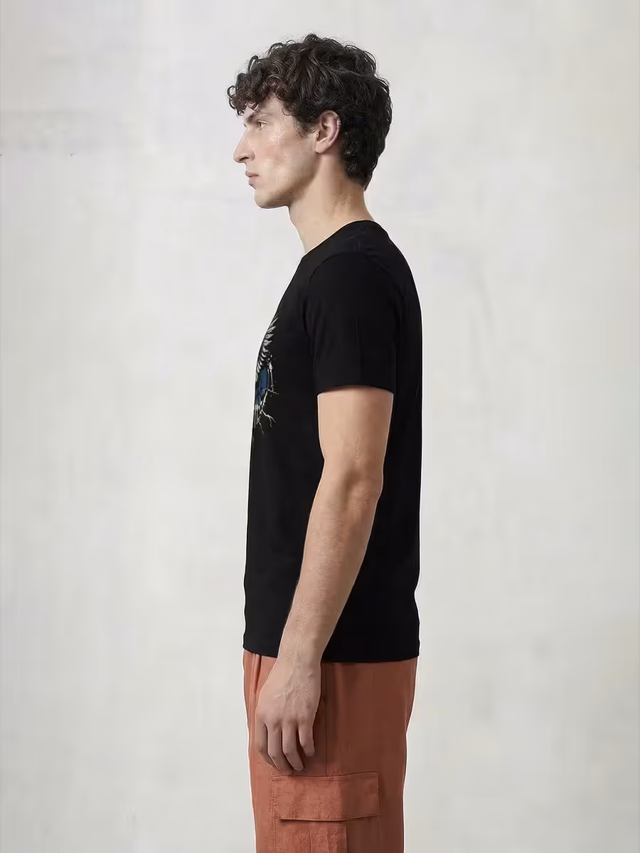 Wings Of Music T-Shirt For Men - Half Sleeve 4