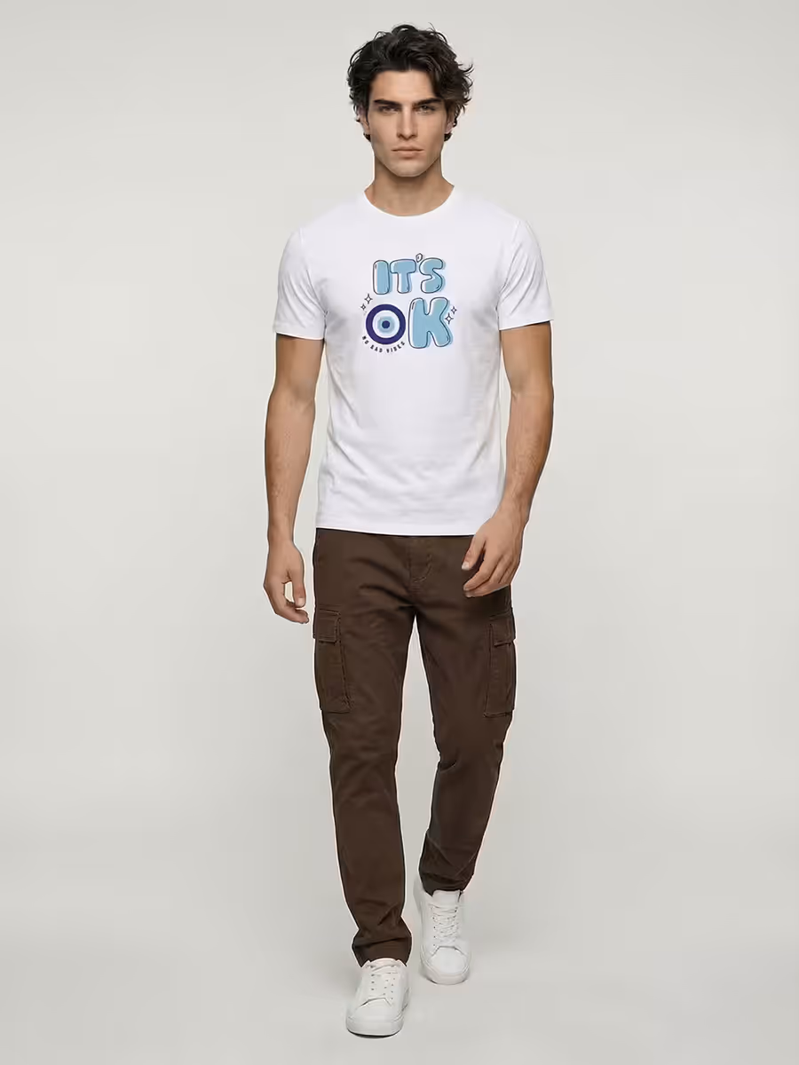 No Bad Vibes T-Shirt For Men - Half Sleeve 5