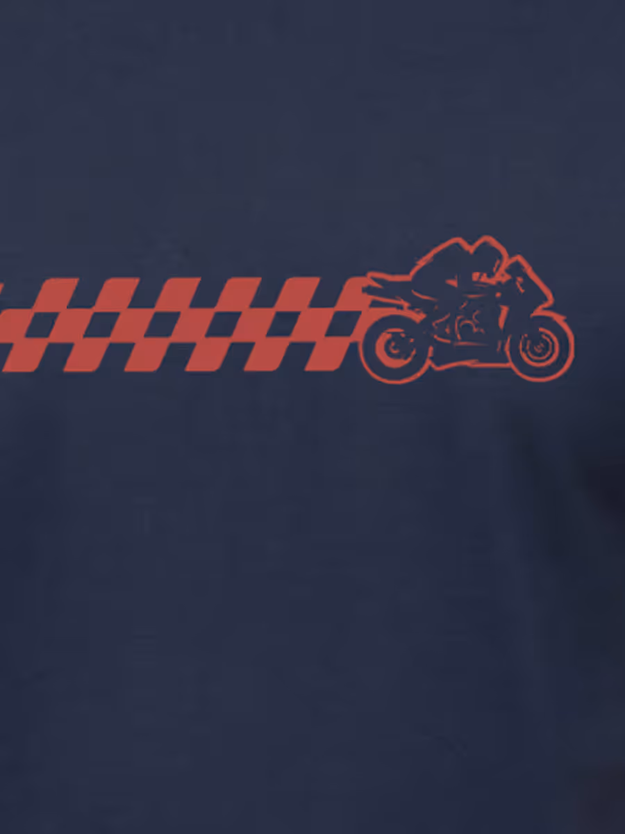 Racing Pulse Motorcycle T-Shirt For Men - Half Sleeve 2