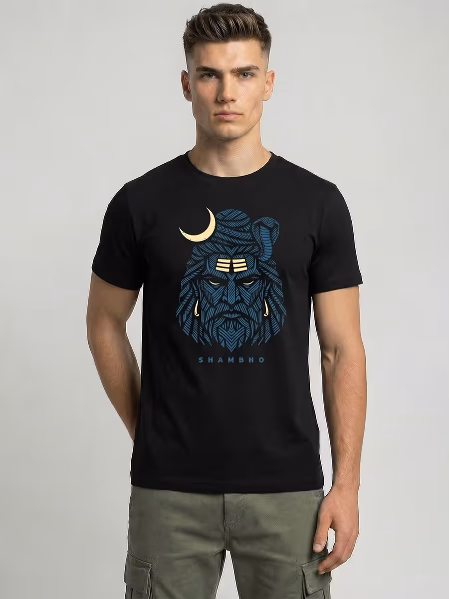 Shambho T-Shirt For Men - Half Sleeve
