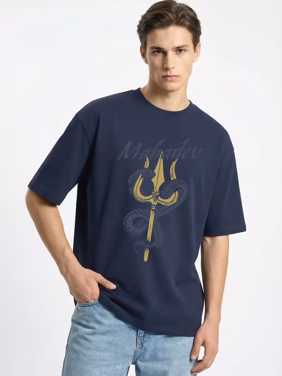 Mahadev Shiva Streetwear Oversized T-Shirt