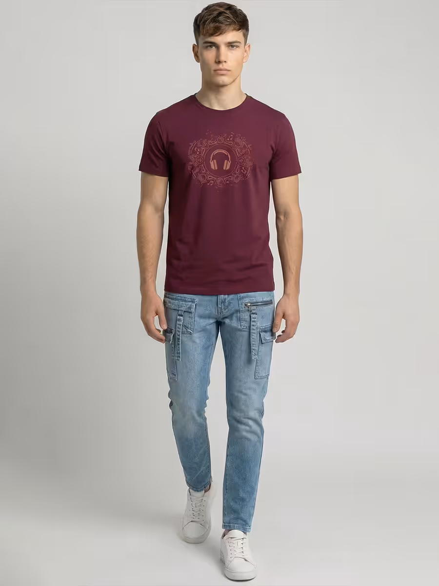 Music Soul T-Shirt For Men - Half Sleeve 5