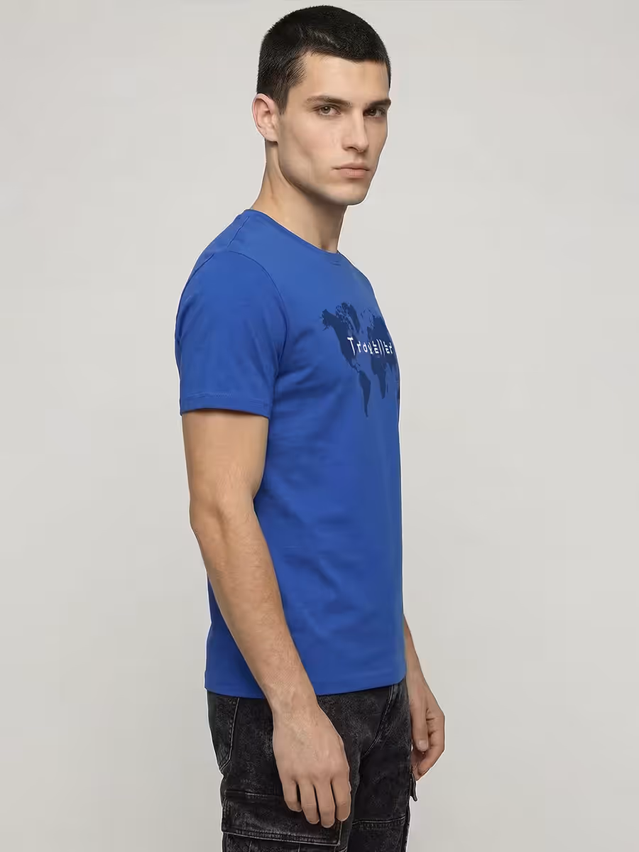 Traveller World T-Shirt For Men - Half Sleeve 4